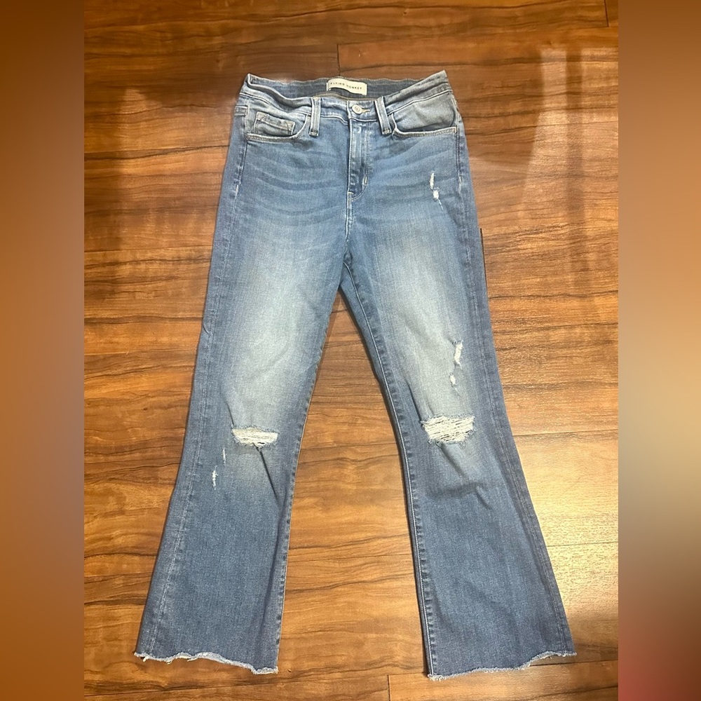 Flying Monkey, size 24, ripped jeans.